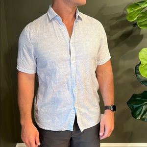 Men’s Short Sleeve Tom James Button UP